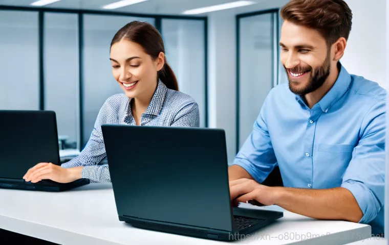 석남동 프리도스 윈도우설치 - A close-up shot of a person, gender ambiguous, intently scrutinizing a laptop screen filled with a c... 석남동 프리도스 윈도우설치 - A close-up shot of a person, gender ambiguous, intently scrutinizing a laptop screen filled with a c...
