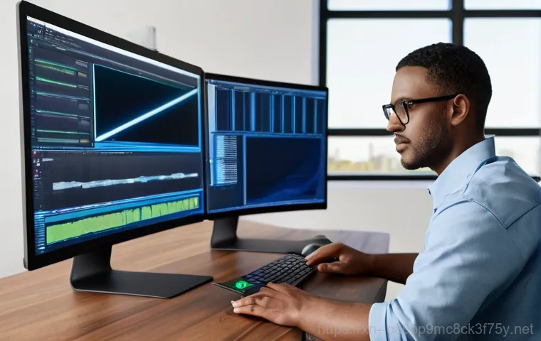 내촌면 부트캠프설치 - A creative professional in their 30s, dressed in stylish but comfortable office wear, is working at ...