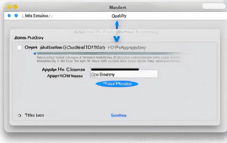 옥산동 macosX재설치 포맷  초기화 - A close-up, high-angle shot of a modern MacBook's screen, clearly displaying the "macOS Utilities" w...