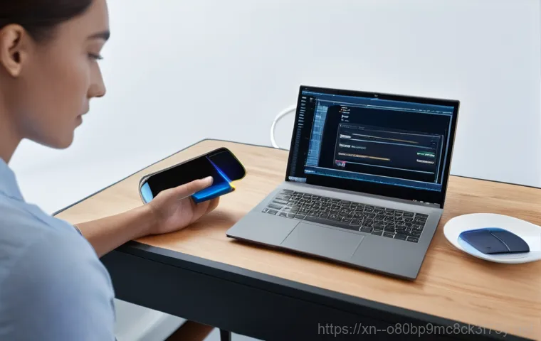 영통구 윈도우7 windows7 재설치 포맷  초기화 - A focused young professional, dressed in a smart casual button-down shirt, sitting at a clean, well-...