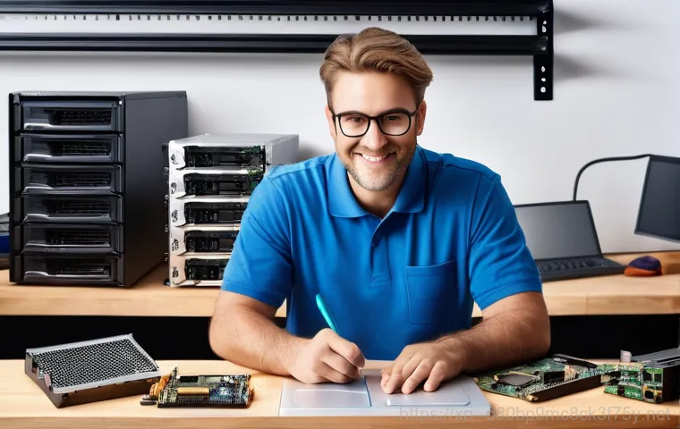 둔대동 컴퓨터업그레이드 - **Prompt:** A sleek, modern desktop computer setup on a clean, brightly lit desk. The monitor displa...