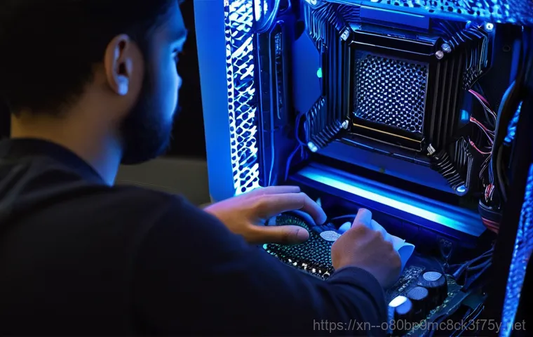 양주시 VIDEO_MEMORY_MANAGEMENT_INTERNAL - **Prompt:** A stylized, close-up image of computer hardware components, specifically a graphics card...