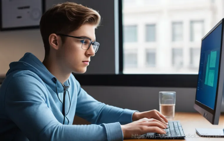 방화동 NTLDR is compressed - A person, seen from the waist up, carefully unplugging a USB flash drive from the front USB port of ...