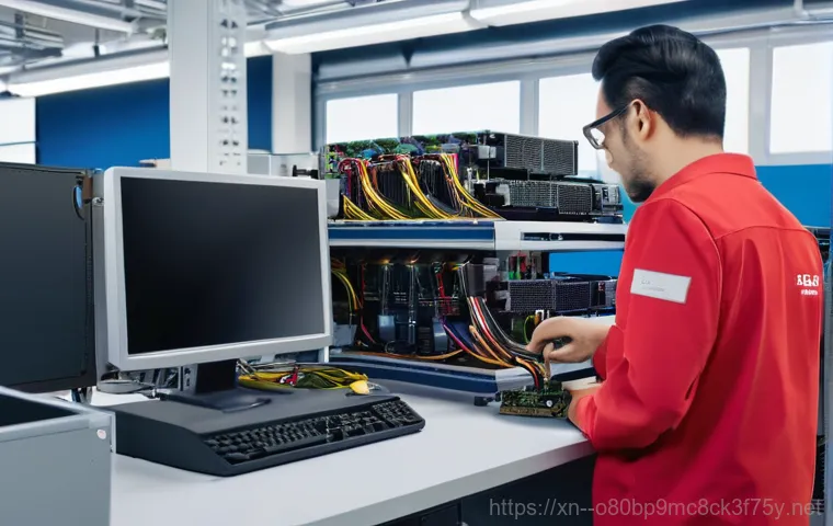 매교동 RAM조립 및 교체수리 - A happy person is sitting comfortably at a desk, smiling brightly while effortlessly multitasking on...