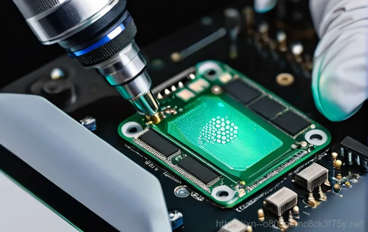 목감동 맥북프로 판매 및 수리 - **MacBook Battery Swelling Inspection by a Female Technician:** A clean, well-lit repair shop with a...