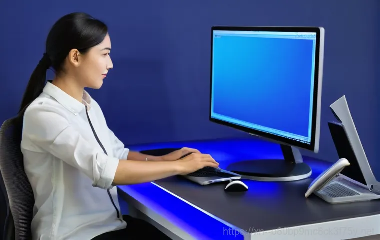 지축동 블루스크린 - **Prompt:** A person, appearing focused and determined, is carefully examining the internal componen... 지축동 블루스크린 - **Prompt:** A person, appearing focused and determined, is carefully examining the internal componen...