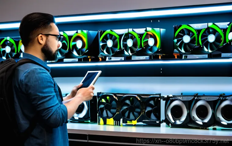 신월동 VGA조립 및 교체수리 - A young adult, looking visibly frustrated, sits in front of a computer monitor displaying severe gra...