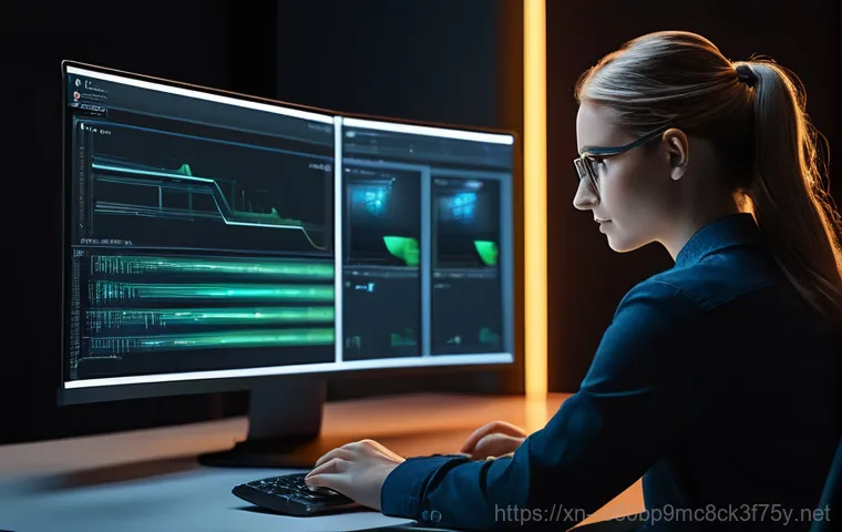 자일동 SESSION_HAS_NO_PAGEFILE - **Prompt:** A solemn, near-monochromatic scene depicting a distressed, personified computer monitor ...