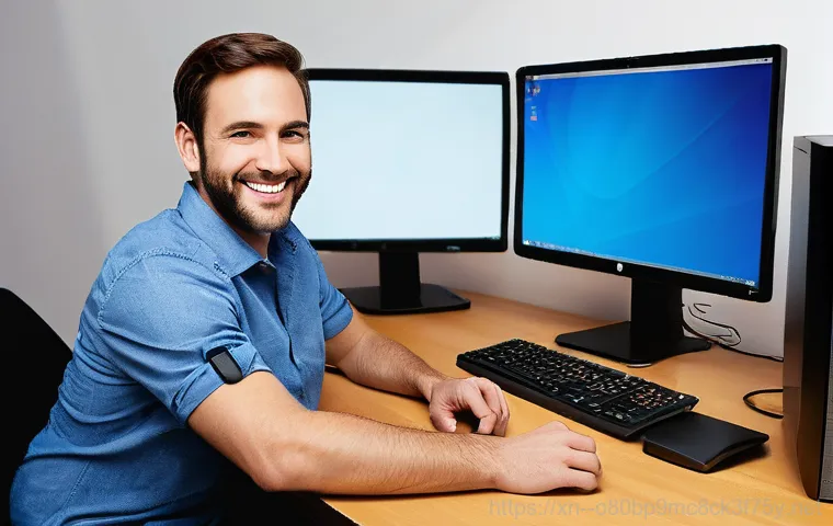 양천구 메모리조립 및 교체수리 - A detailed, well-lit shot focusing on an adult's hands (wearing anti-static gloves) carefully aligni... 양천구 메모리조립 및 교체수리 - A detailed, well-lit shot focusing on an adult's hands (wearing anti-static gloves) carefully aligni...