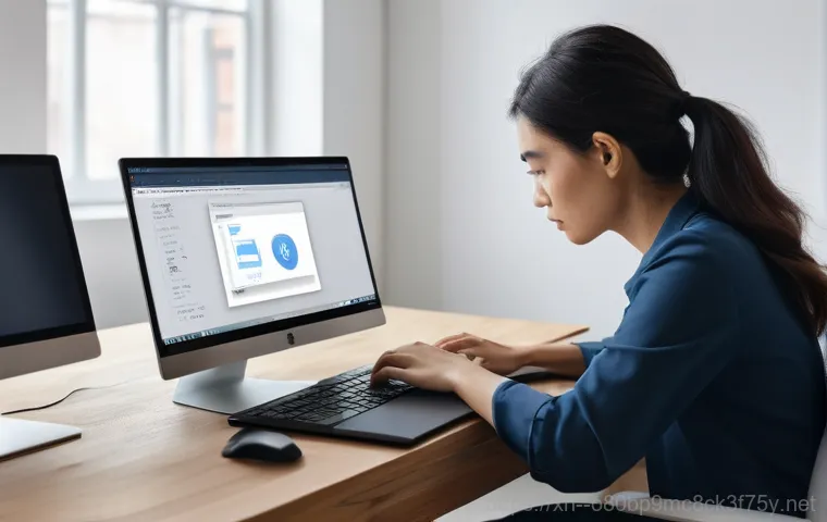 입정동 STATUS_KERNEL_UNSUPPORTED_DEVICE - A person in their late 20s to early 30s, looking frustrated and stressed, stares intently at a compu... 입정동 STATUS_KERNEL_UNSUPPORTED_DEVICE - A person in their late 20s to early 30s, looking frustrated and stressed, stares intently at a compu...