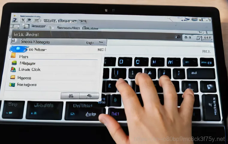 남산동 프로그램응답없음 - A person with a slightly exasperated expression sits at a computer desk. The computer monitor displa... 남산동 프로그램응답없음 - A person with a slightly exasperated expression sits at a computer desk. The computer monitor displa...