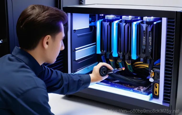 서창동 쿨러조립 및 교체수리 - **Prompt 1: Overheated Computer Frustration**
A person, appearing frustrated and slightly stress... 서창동 쿨러조립 및 교체수리 - **Prompt 1: Overheated Computer Frustration**
A person, appearing frustrated and slightly stress...