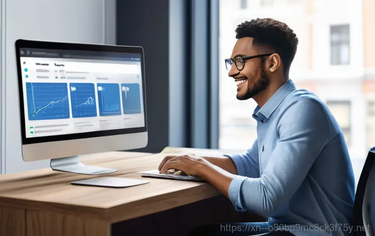 금산동 a disk read error occurred - Inside a brightly lit workshop, a focused technician, wearing a short-sleeved work shirt and jeans, ...