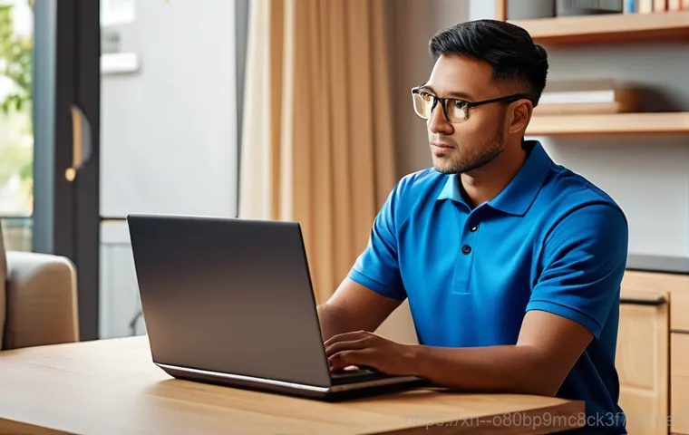 연수구 프리도스 윈도우설치 - **Prompt:** A young adult, looking perplexed and slightly frustrated, sits at a clean, modern desk i... 연수구 프리도스 윈도우설치 - **Prompt:** A young adult, looking perplexed and slightly frustrated, sits at a clean, modern desk i...
