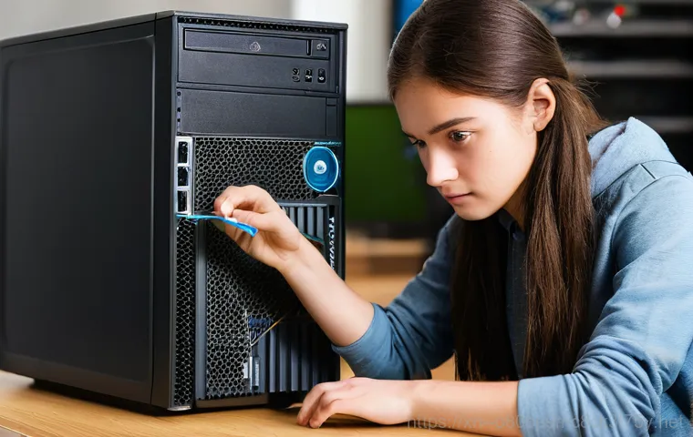 검단동 SOFTWARE_EXCEPTION - A young professional, late 20s, with a look of intense frustration and exhaustion, sits slumped at t...