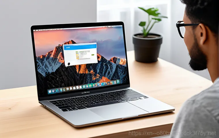 북성동 맥윈도우 부트캠프_bootcamp 재설치 포맷  초기화 - A focused, gender-neutral person meticulously preparing their MacBook Pro for a Windows Boot Camp re...