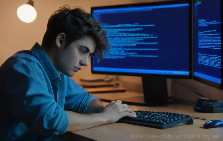 청담동 SESSION3_INITIALIZATION_FAILED - **Image Prompt 1: The Blue Screen Dilemma**