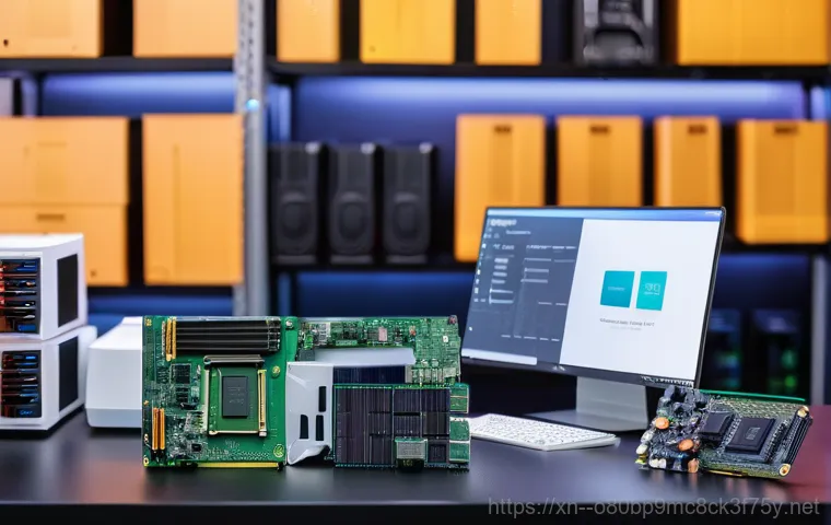 옥수동 VGA조립 및 교체수리 - A young adult gamer, with a slightly stressed expression, is intensely focused on a computer monitor...