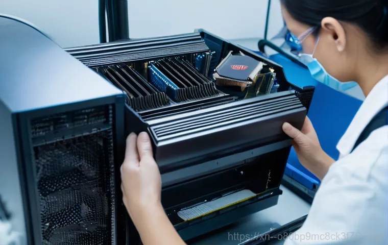 옥수동 VGA조립 및 교체수리 - A person in their late 20s, dressed in smart casual attire, is thoughtfully comparing various comput...