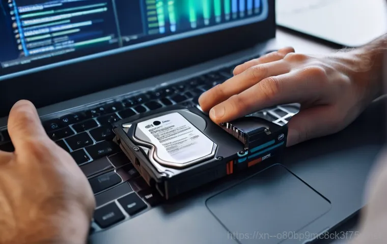 장현동 centos재설치 포맷  초기화 - A young adult, with a slightly furrowed brow, gazes at an older desktop computer screen displaying a...