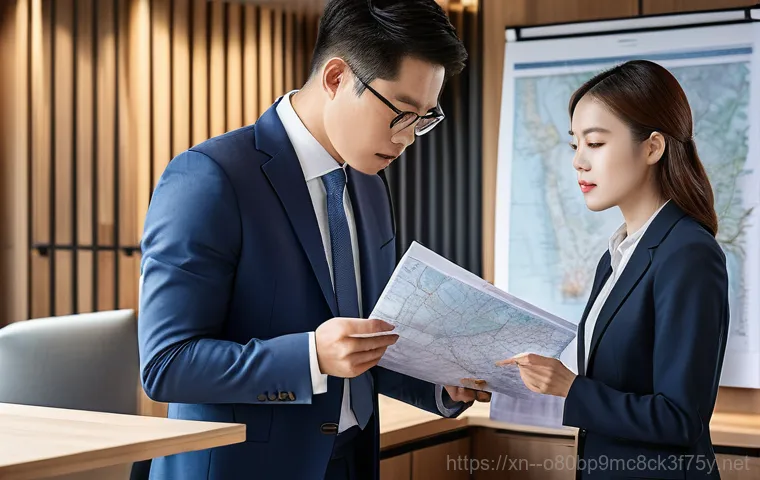 도곡동 STATUS_UNSUCCESSFUL - A focused and thoughtful investor, a man in his late 30s wearing smart casual attire, sits at a mode...