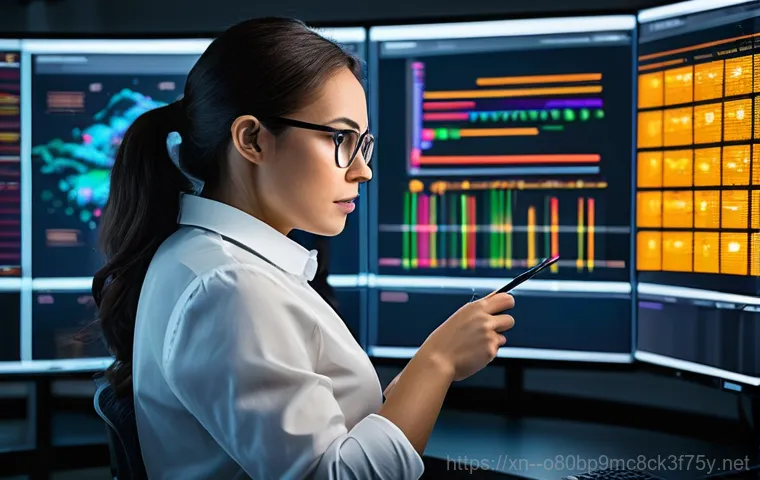 여수동 STATUS_INVALID_LOCK_SEQUENCE - An abstract, conceptual visualization of tangled digital mechanisms. Glowing lines representing data...