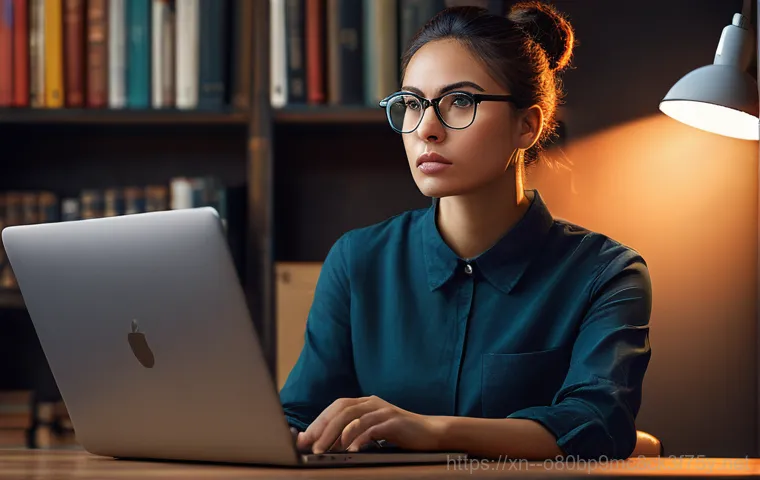 청암동 STATUS_NETWORK_ACCESS_DENIED - **Prompt 1: The Frustration of "Access Denied"**
    A young professional, wearing a casual long-sle...