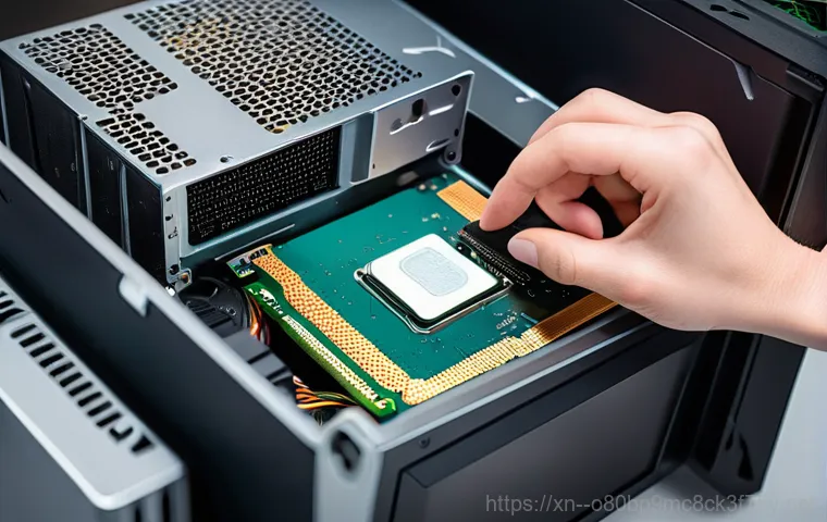 부흥동 신호없음 - A focused individual in their 30s, wearing a t-shirt and jeans, is kneeling behind a computer desk. ... 부흥동 신호없음 - A focused individual in their 30s, wearing a t-shirt and jeans, is kneeling behind a computer desk. ...