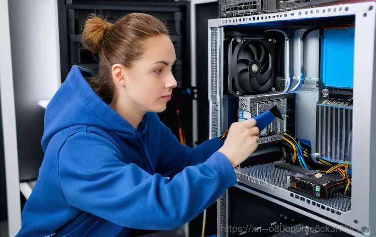 서탄면 STATUS_KERNEL_RESOURCE_ERROR - **The Blue Screen of Resource Depletion.** A person in their late twenties to early thirties, dresse...