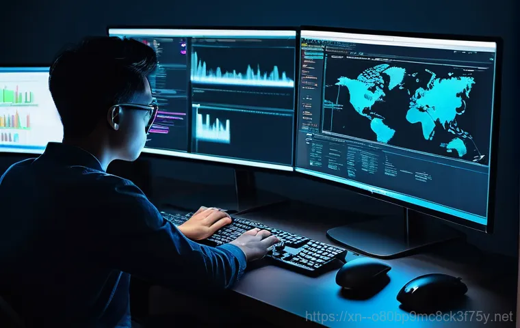 남사면 STATUS_DRIVER_ENTRYPOINT_NOT_FOUND - A person, appearing perplexed and slightly stressed, gazing intently at a desktop computer monitor d...