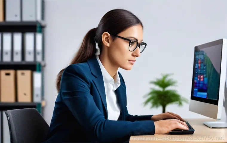 평촌동 해킨토시 재설치 포맷 초기화 - A close-up shot of a person's hands (adult, neutral gender) carefully plugging an external hard driv... 평촌동 해킨토시 재설치 포맷 초기화 - A close-up shot of a person's hands (adult, neutral gender) carefully plugging an external hard driv...