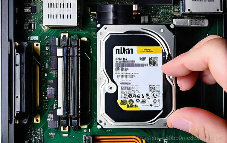 조원동 STATUS_DISK_WRITE_FAILURE - **Image Prompt 1: The Sudden Blue Screen Alarm**
    A young adult, with a worried and slightly pani...