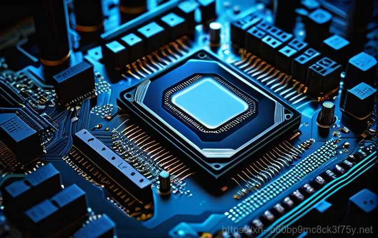 용문동 STATUS_KERNEL_THREAD_TIMEOUT - A distressed individual stares intently at a computer screen displaying a cryptic 'kernel thread tim...