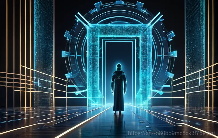 월계동 STATUS_MODULE_ACCESS_DENIED - A young professional, looking frustrated and slightly confused, sits at an office desk in front of a...