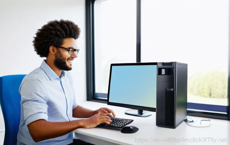 신도림 KERNEL_STACK_INPAGE_ERROR - **Prompt:** A medium shot of an adult (male or female), wearing a practical long-sleeved shirt and j...