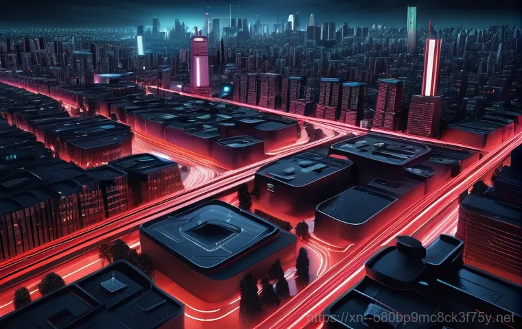 시흥시 STATUS_NETWORK_ACCESS_DENIED - A person in a modern, slightly futuristic setting, standing bewildered before a giant, glowing blue ...