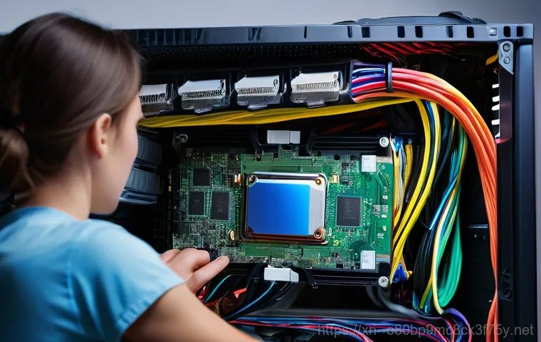 내가면 STATUS_KERNEL_BOOT_DRIVE_ERROR - A close-up of a computer monitor displaying a vibrant blue screen with a clear, prominent error mess...