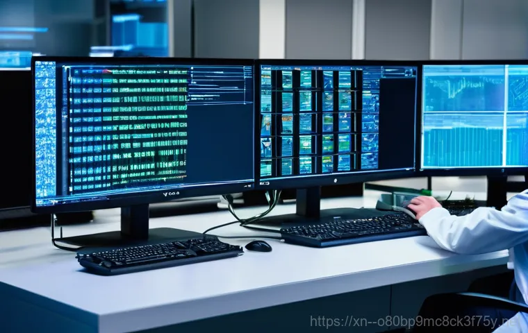 서구 공장초기화복구 - **A moment of digital despair:** A young adult, dressed in casual, modest clothing, sits hunched ove...