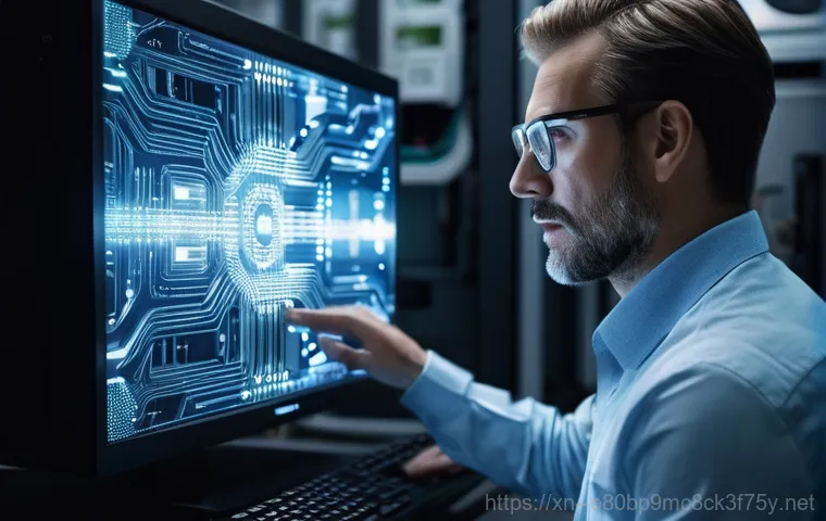 야탑동 STATUS_ILLEGAL_INSTRUCTION - **Prompt:** A young, casually dressed person (wearing a t-shirt and jeans) sits at a modern desk, st...