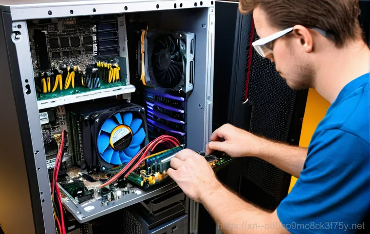 거여동 pc에 문제가 발생하여 다시 시작해야 합니다 - **Image Prompt 1: The Sudden Blue Screen Alarm**
    An adult, professional-looking woman (20s-30s, ...