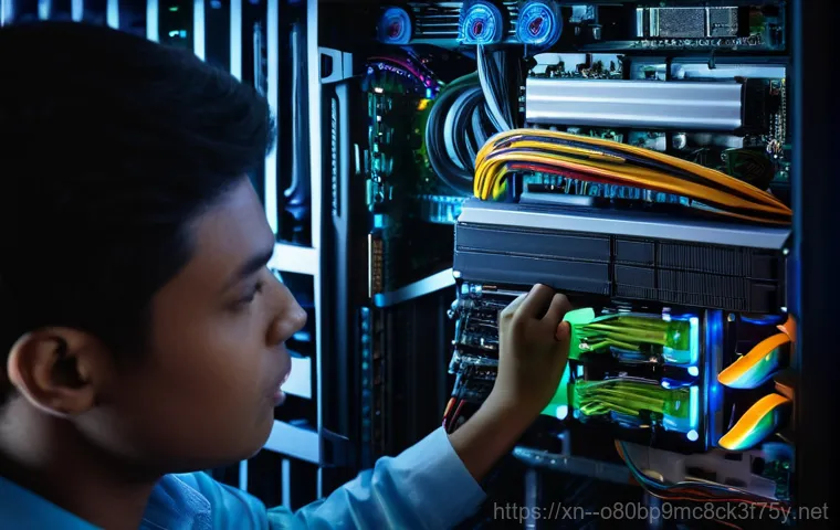 연평면 STATUS_DISK_WRITE_FAILURE - **Image Prompt 1: The Sudden Blue Screen Alarm**
    A young adult, wearing a casual t-shirt and jea...