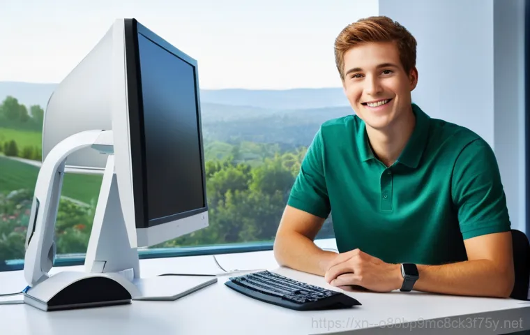 감이동 윈도우7 windows7 재설치 포맷  초기화 - **Prompt 2: Creating a Windows 7 Bootable USB Drive**
    A close-up, focused shot on a pair of hand...