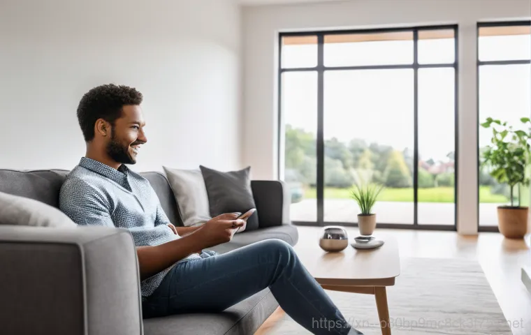 옥산동 절전모드 - Inside a bright, contemporary Korean kitchen, an adult in everyday attire is standing in front of a ...