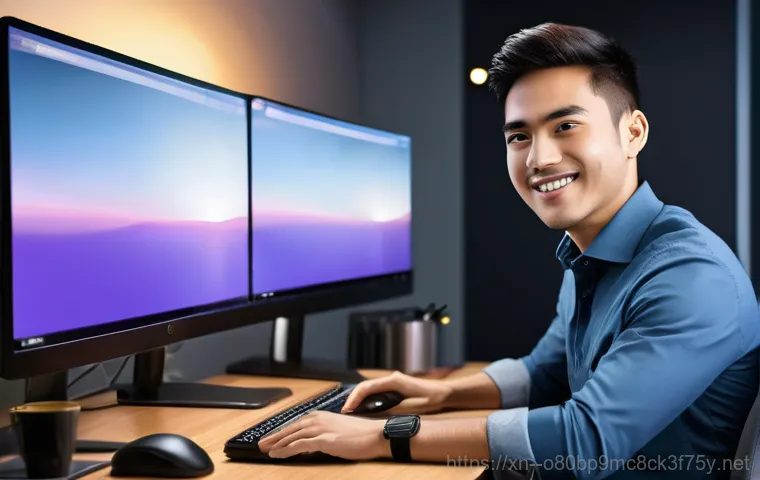 노량진 cpu조립 및 교체수리 - A highly focused, professional computer technician, wearing a clean work uniform and an anti-static ...