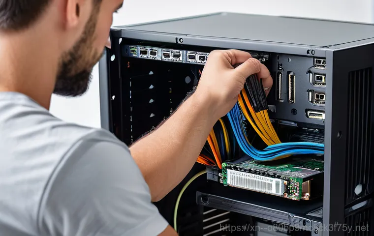 십정동 a disk read error occurred - A worried young adult, sitting at a desk in a dimly lit home office, stares intently at a computer m...