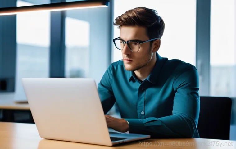 원문동 ACPI_BIOS_ERROR - **Prompt:** A frustrated young adult, wearing casual but modest attire (e.g., a t-shirt and jeans), ...