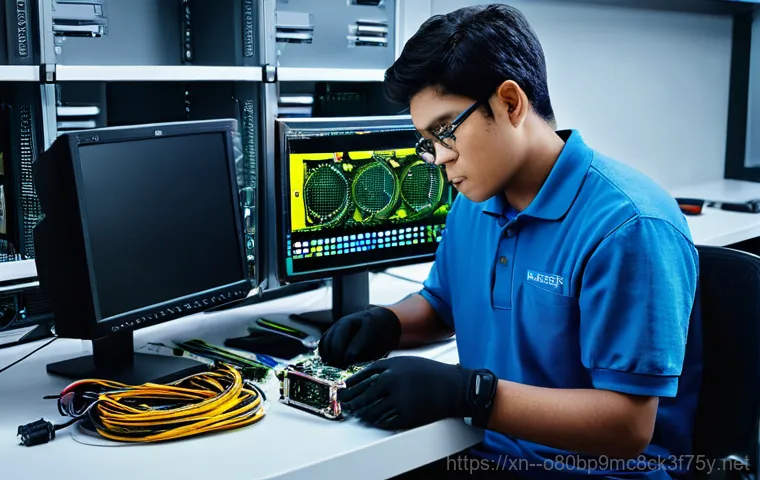 중곡동 VGA조립 및 교체수리 - **Prompt:** A thoughtful young woman, in her late 20s, sits at a clean, organized desk, carefully co...