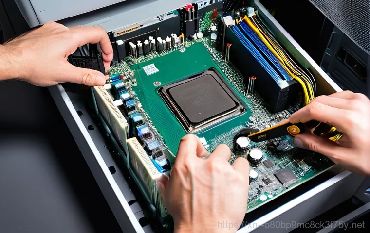 오산시 DRIVER_POWER_STATE_FAILURE - A detailed, eye-level shot of an adult's hands, wearing a long-sleeved shirt, expertly typing on a s...