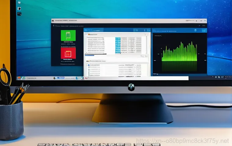 북변동 ATTEMPTED_EXECUTE_OF_NOEXECUTE_MEMORY - An abstract, high-tech city landscape representing a computer's memory. Different districts within t...