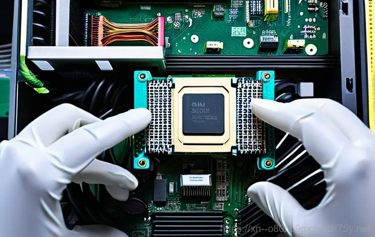 창우동 STATUS_IMAGE_CHECKSUM_MISMATCH - **Prompt 1: Blue Screen Despair**
    A close-up shot of a person, gender-neutral, in their late 20s...